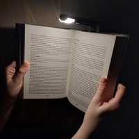 USB LED акумуляторна лампа для читання книг, підсвітки клавіатури