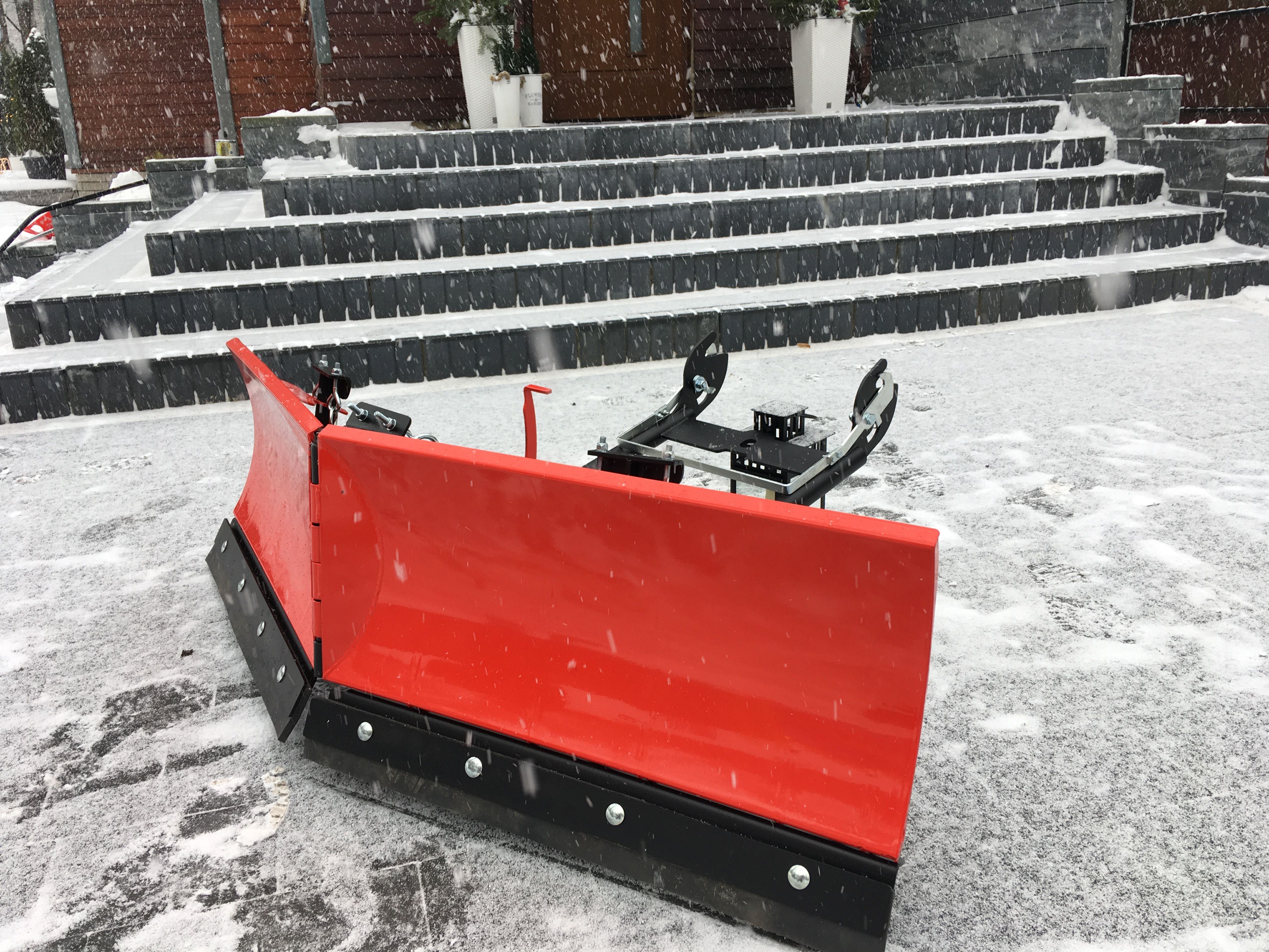 Pług śnieżny do quada typ V przedni montaż Yamaha Can Am Polaris CF