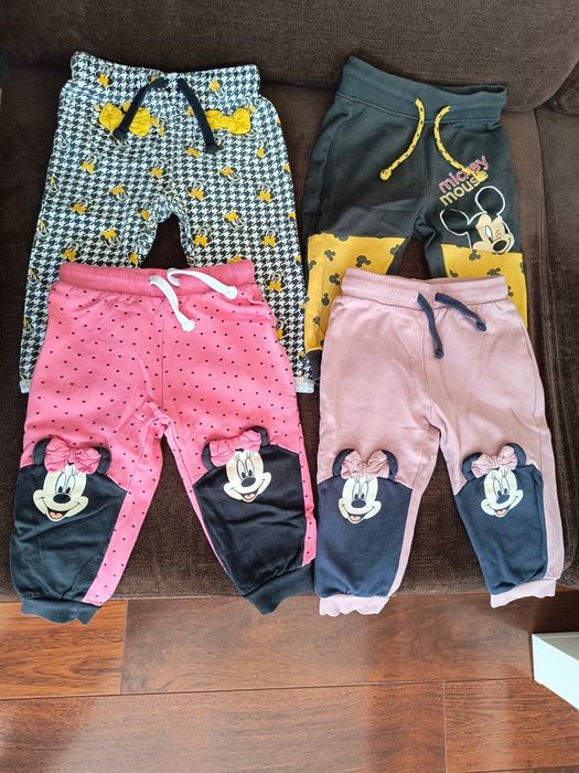 Spodnie dresowe długie dziewczęce roz. 86 Disney baby