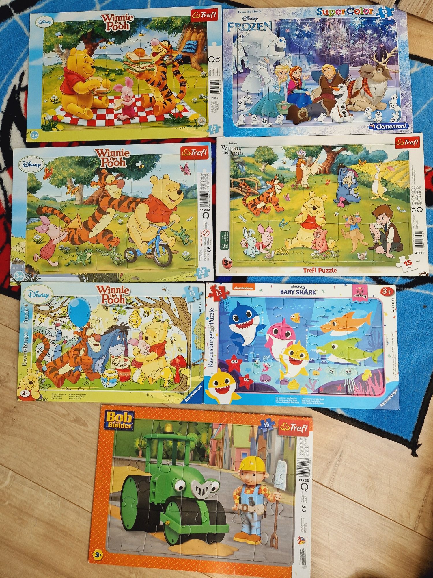 Puzzle w ramce dla 3 latka