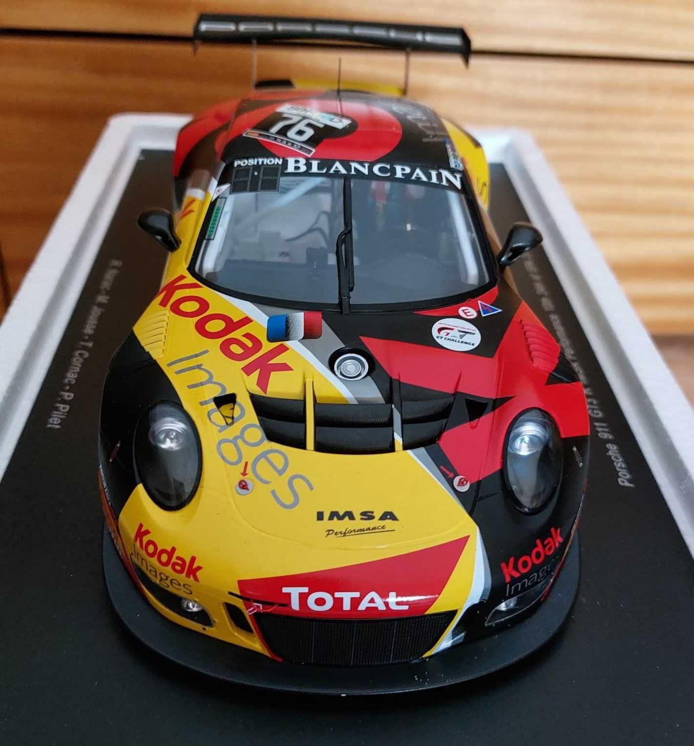 Porsche 991 991 GT3 R #76 Kodak 24h Spa Kodak 2016 SPARK 1:18