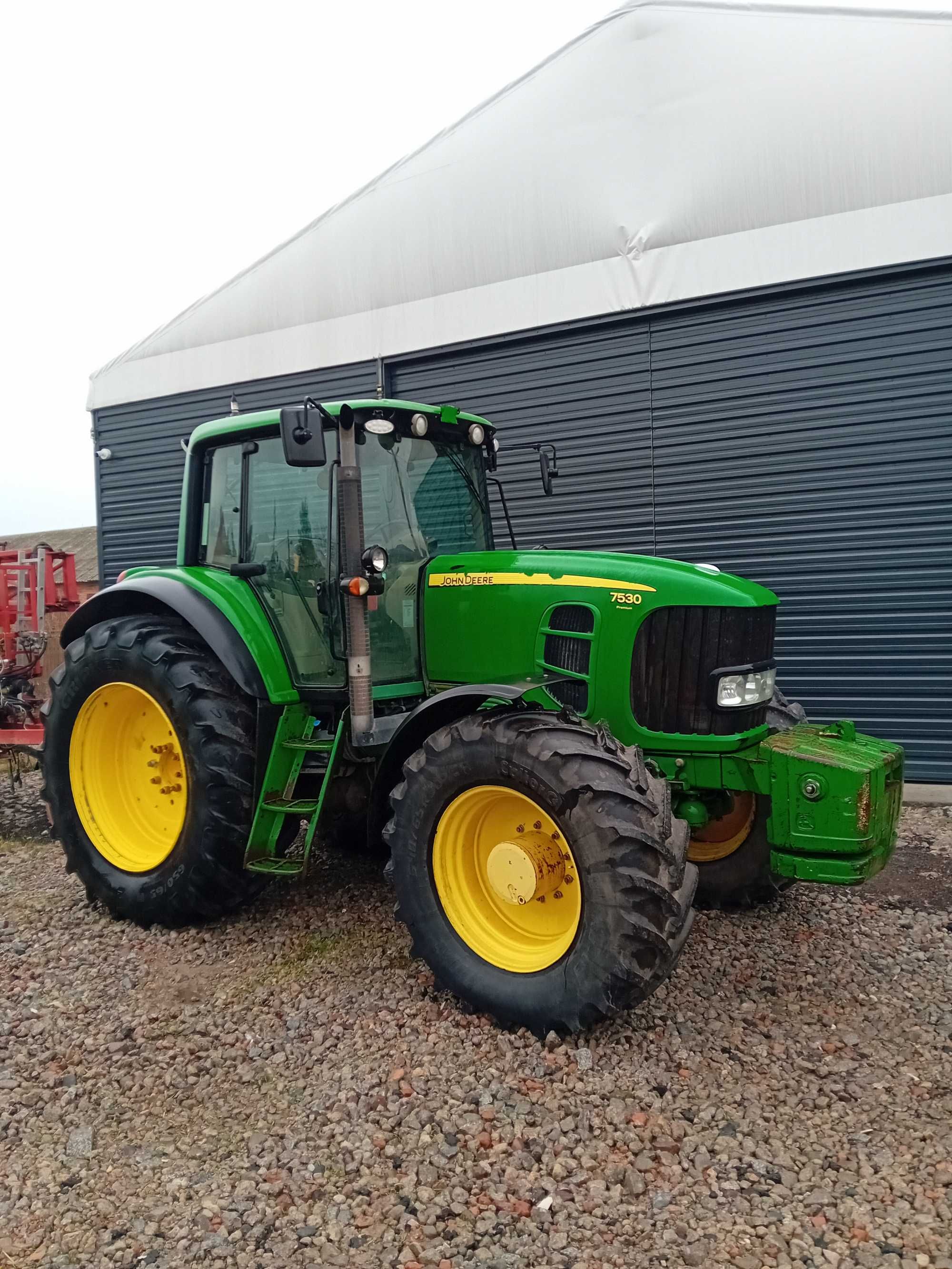 John Deere 7530 Premium manualna skrzynia biegów Tls pneumatyka