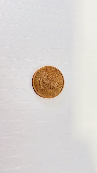 Moeda de 5 Cêntimos Finlândia(2001)