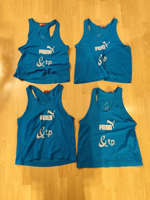 Koszulka PUMA Tank top, znacznik piłkarski 4szt. XL