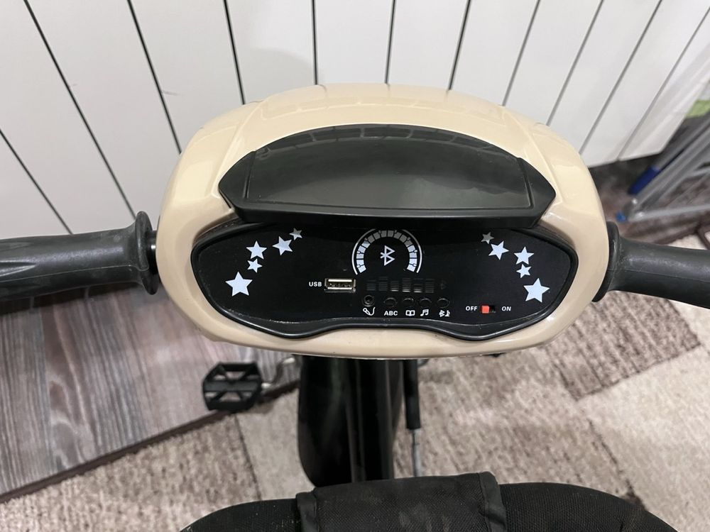Дитячий триколісний велосипед Turbo Trike MT 1007-12 Бежевий