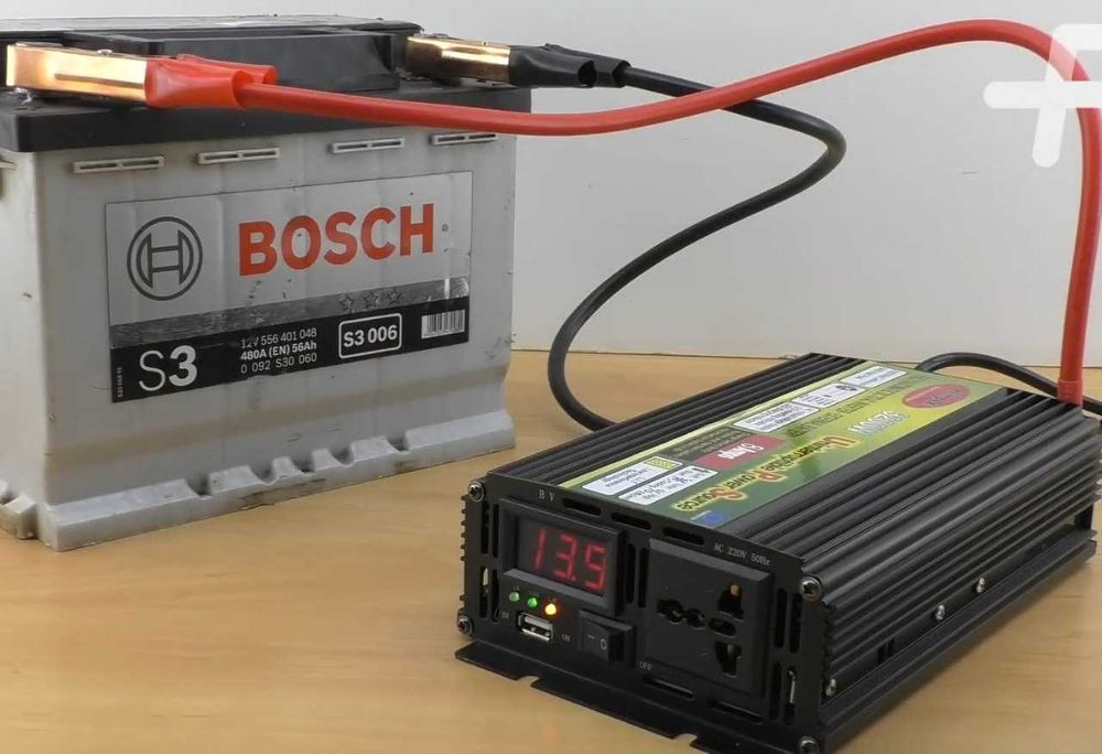 Розпродаж! Перетворювач 12-220|Інвертор з автозарядкою|Инвертор|ДБЖ