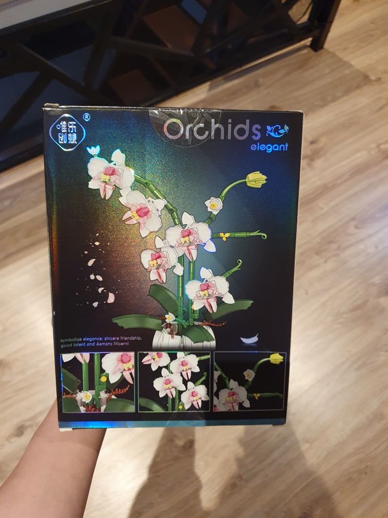Klocki do budowy ala lego Orchidea 6+