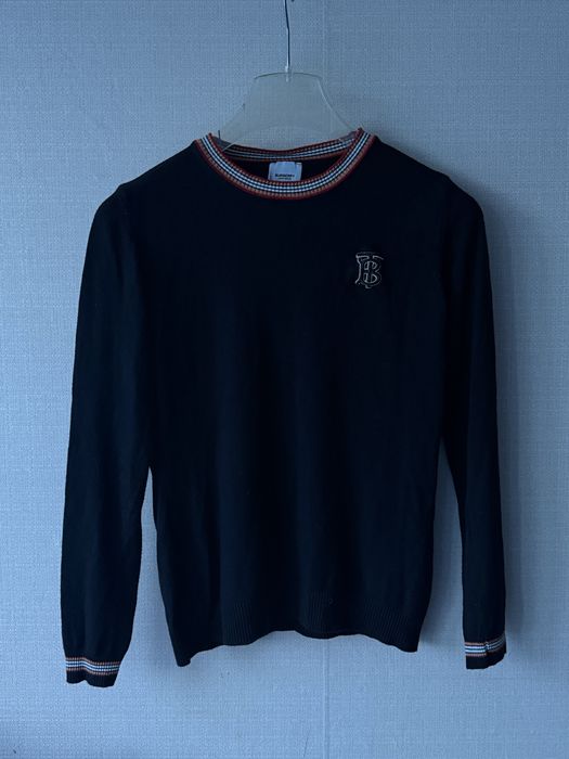 Burberry свитер кофта светр світер барберрі барбері чорний м-л розмір