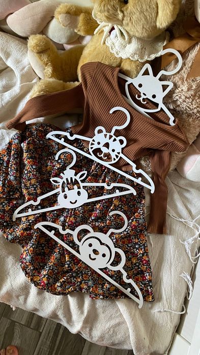 Набір дерев'яних дитячих плечиків "Сафарі"