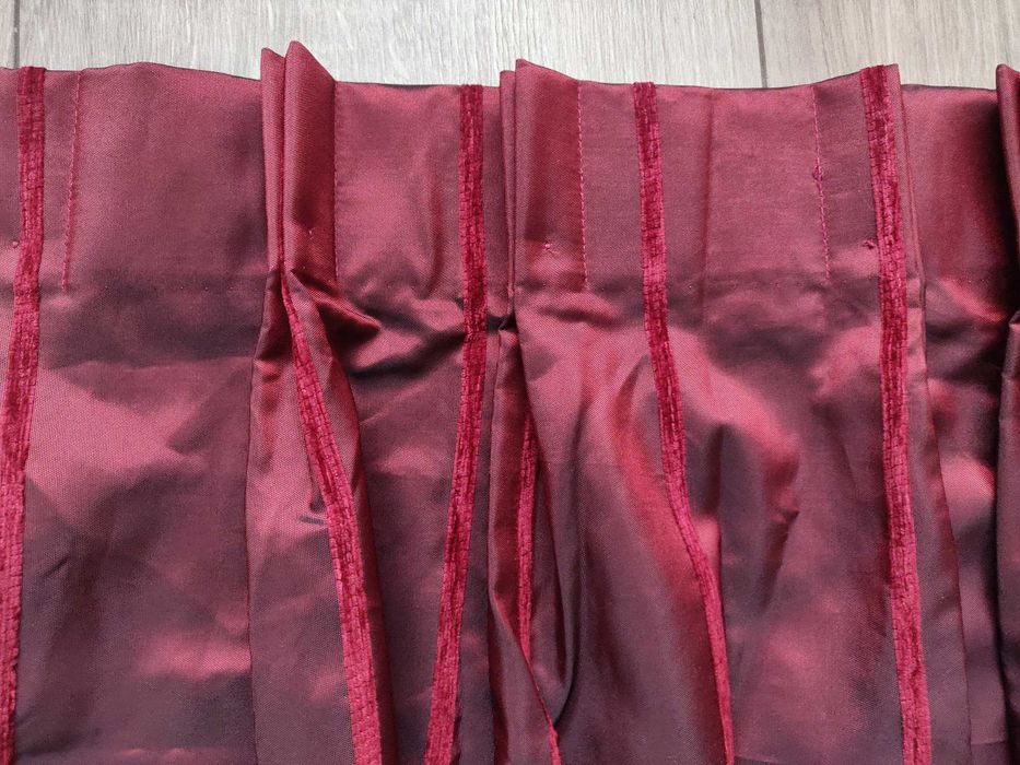 Комплект штор цвет хамелеон черно- бордовый, 3 шторы, супер качество