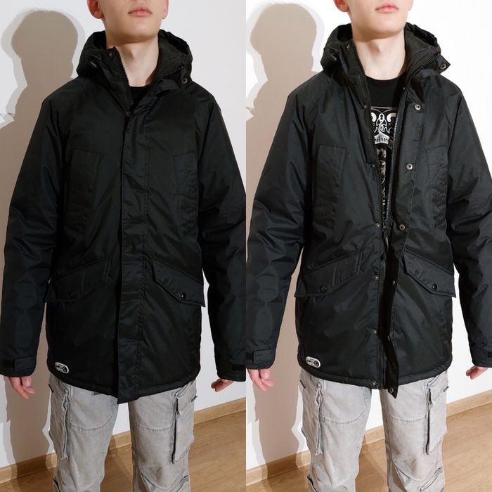 Куртка чорна єврозима Cropp p.S