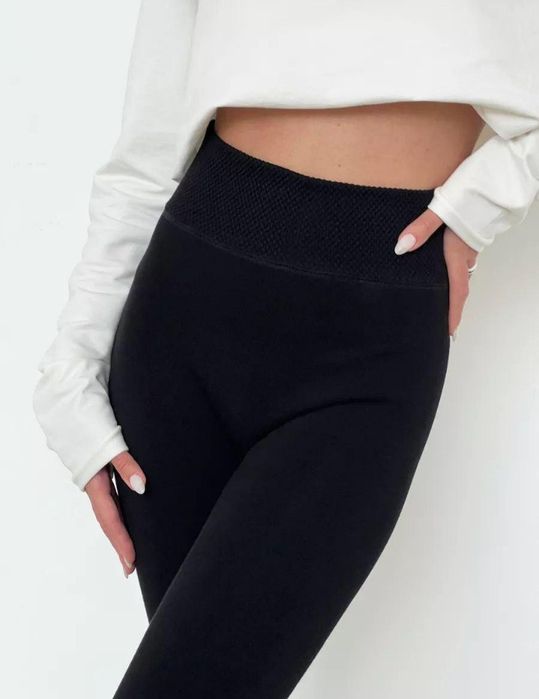 Лосіни безшовні теплі жіночі  на хутрі,байці з високою посадкою М-6XL