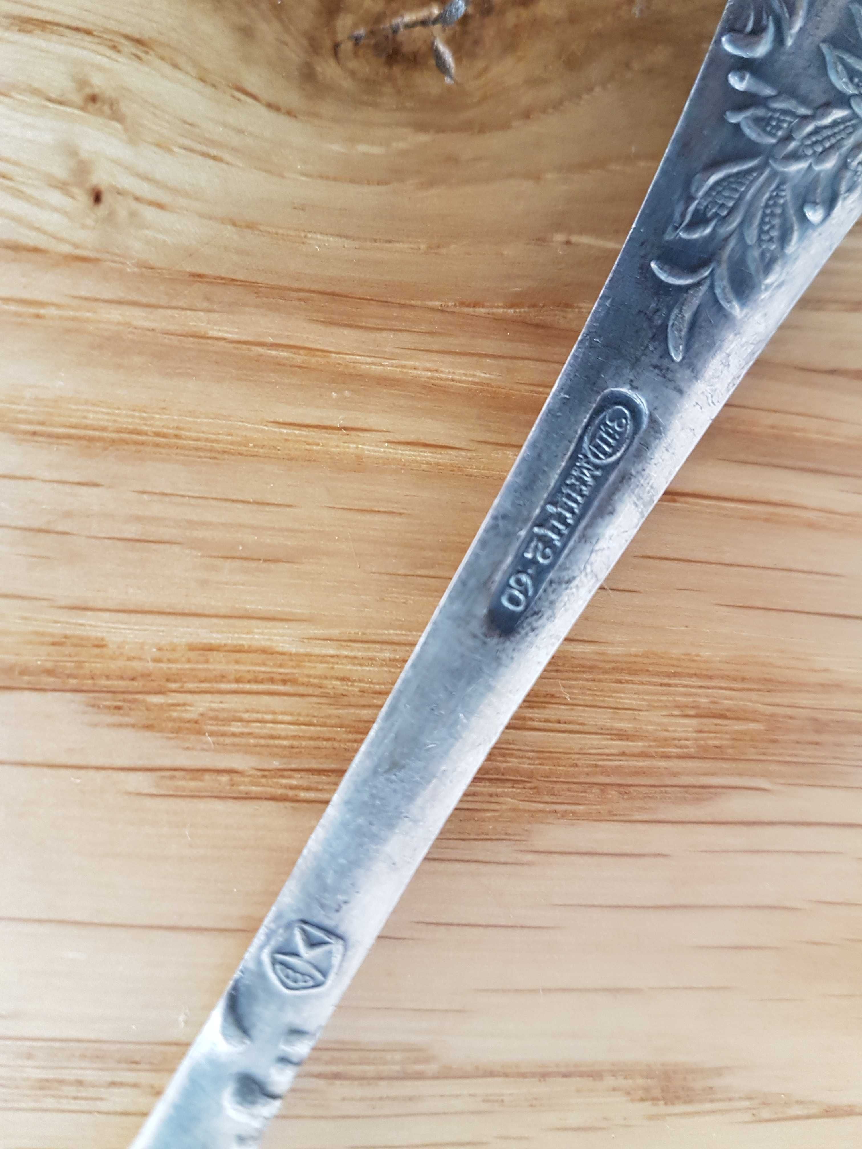 widelec posrebrzany 6 szt. długość 21 cm