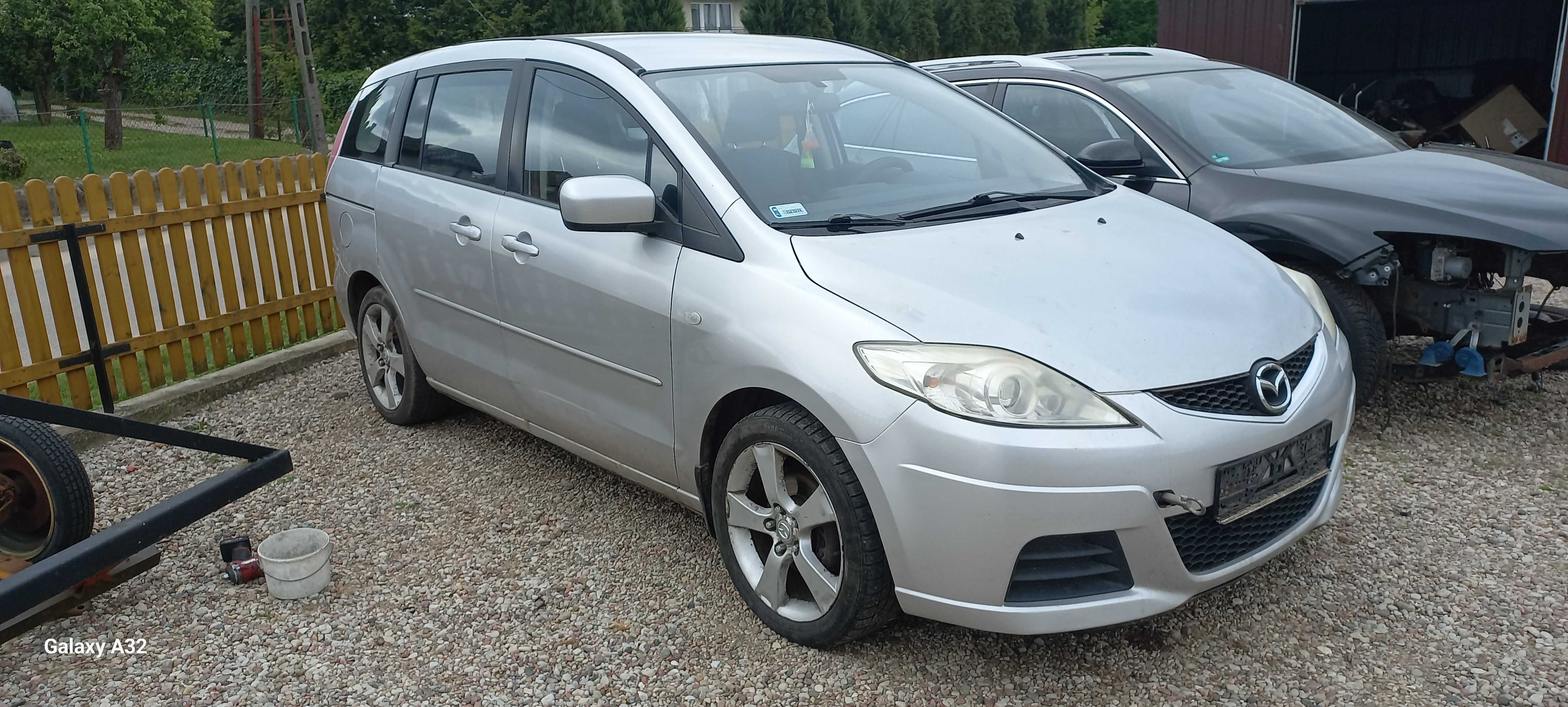 Mazda 5 maska zderzak blotnik lampa 22v lift