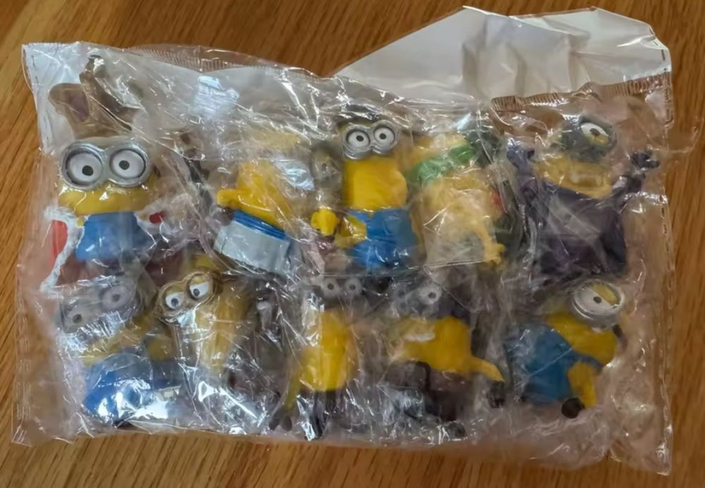 Комплект 10 шт фигурки Миньон Гадкий Miniones