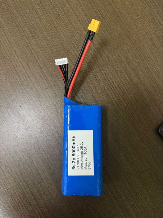 Акумулятор, батарея для дронів 7" 6S2P на 8000 mAh