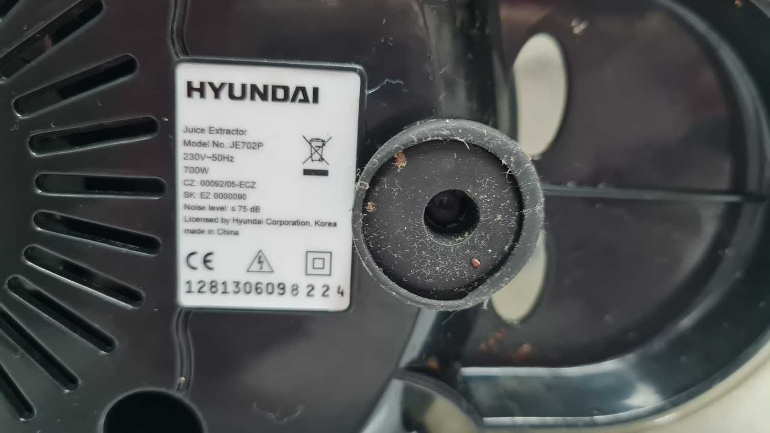 Sprzedam Sokowirówka Hundai JE702P o mocy 700W stan bardzo dobry
