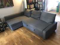 Sofá-cama e chaise longue FRIHETEN (Ikea) - RESERVADO