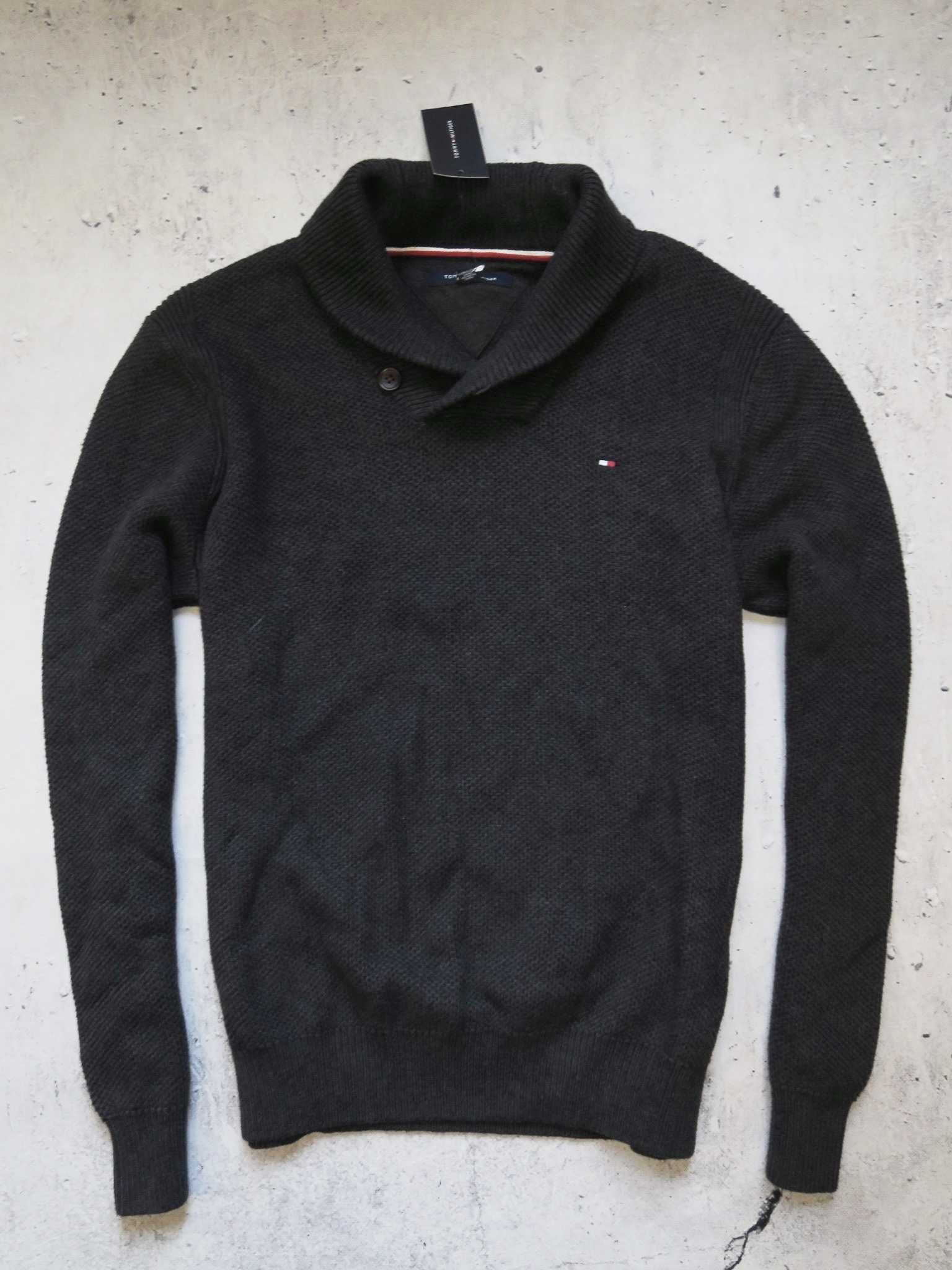 Tommy Hilfiger sweter ze stójką nowy L