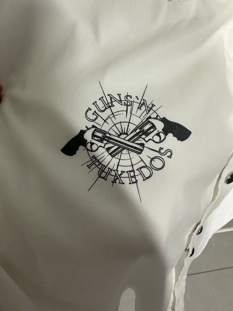 Koszula biala SLIM firmy GUNS&TUXEDOS by CHAPUL rozmiar M