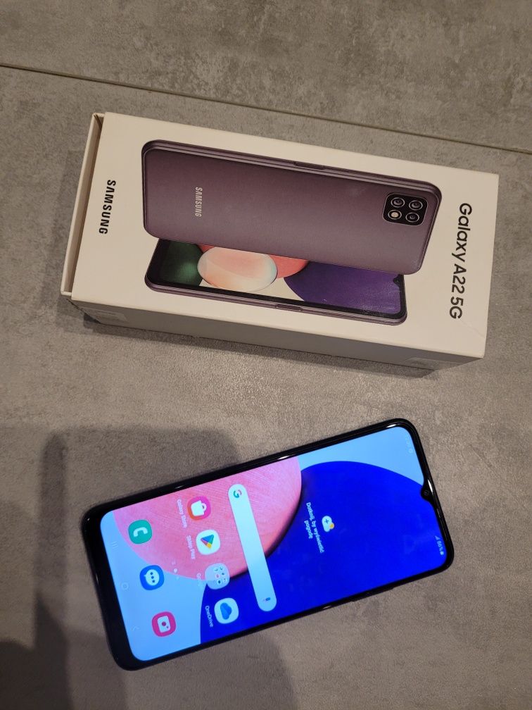 Samsung Galaxy A22 5G
Telefon używany, w zestawie pu