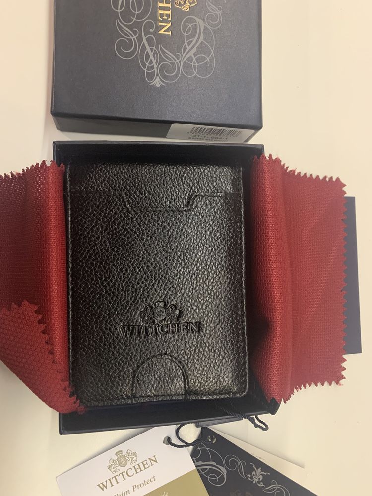 Portfel wittchen skórzany z RFID SECURE