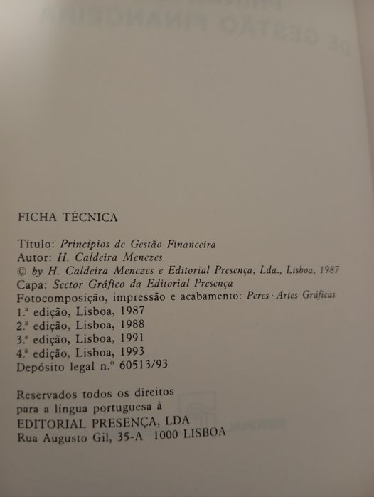 Livro Princípios de Gestão Financeira