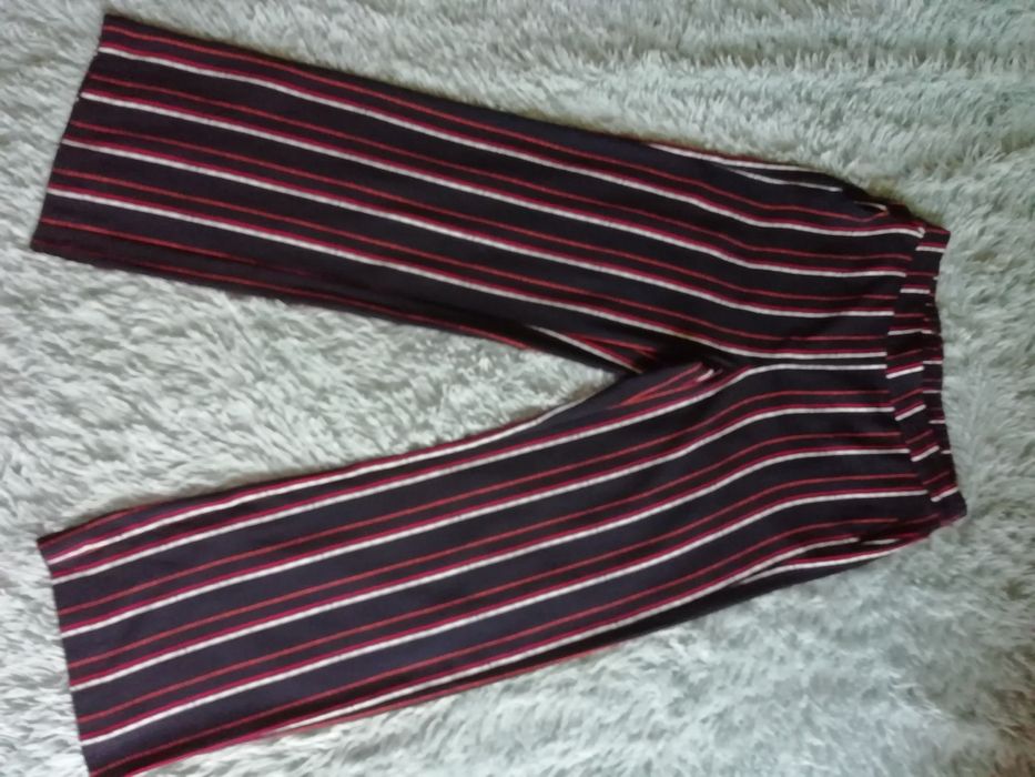 Spodnie szerokie M&S materiałowe M/L