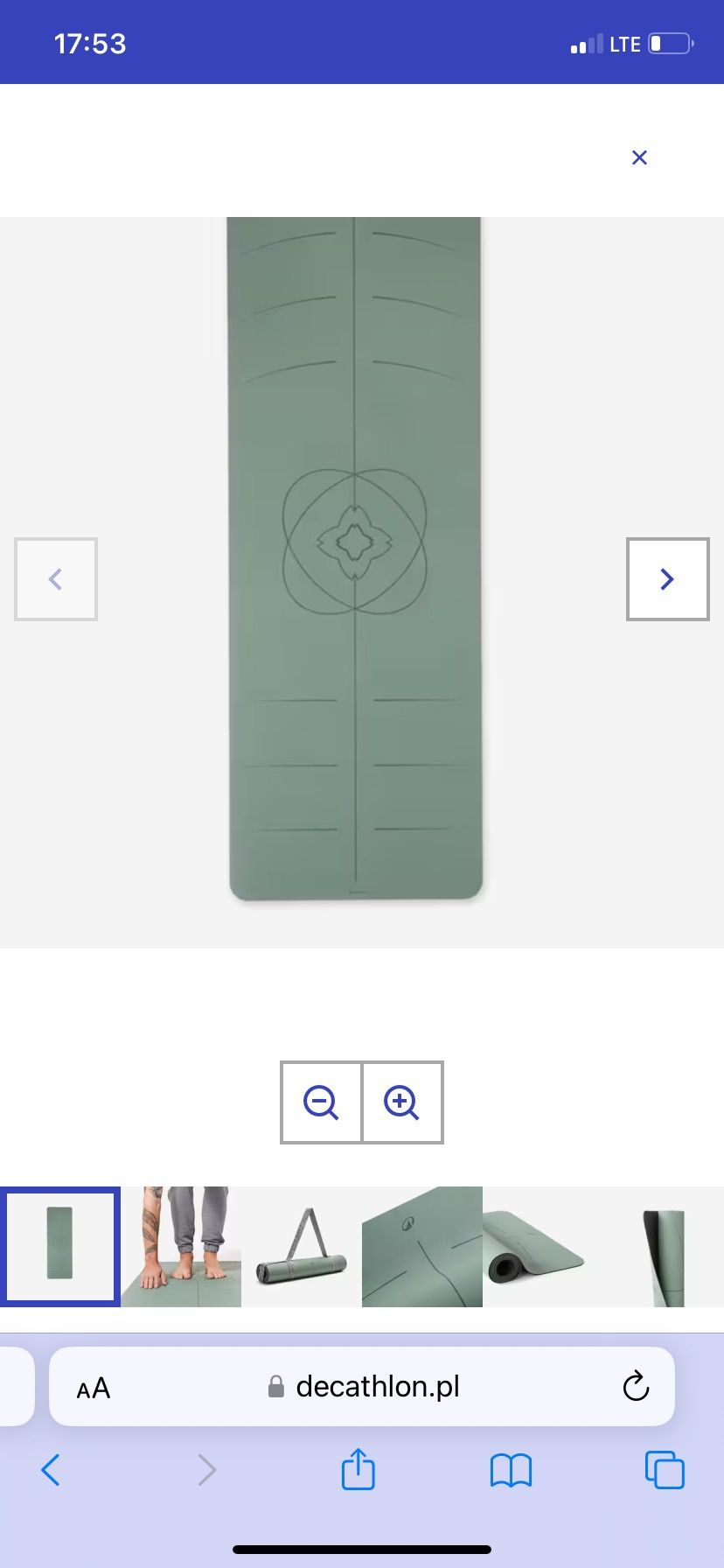 Mata do jogi Decathlon 12890