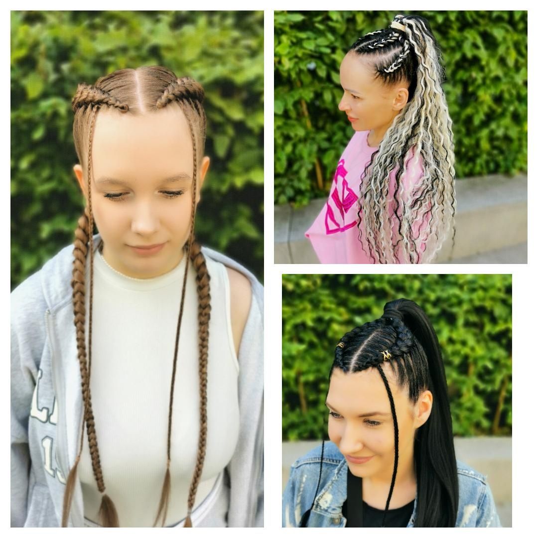 WARKOCZE Bokserskie | Cornrows | KUCE | AFRYKAŃSKIE (box braids)