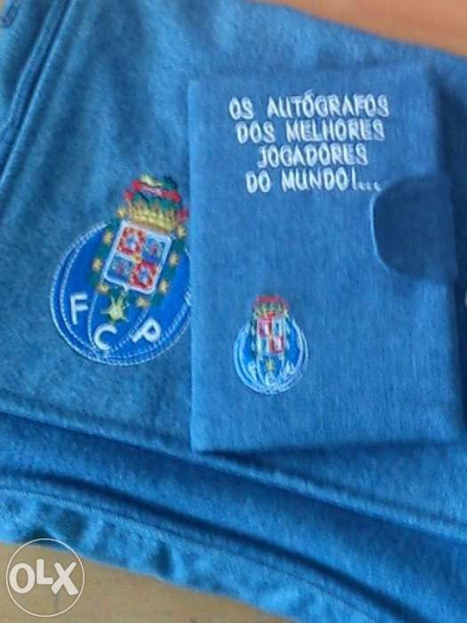 Mala e bloco de autógrafos do Futebol Clube do Porto tudo novo