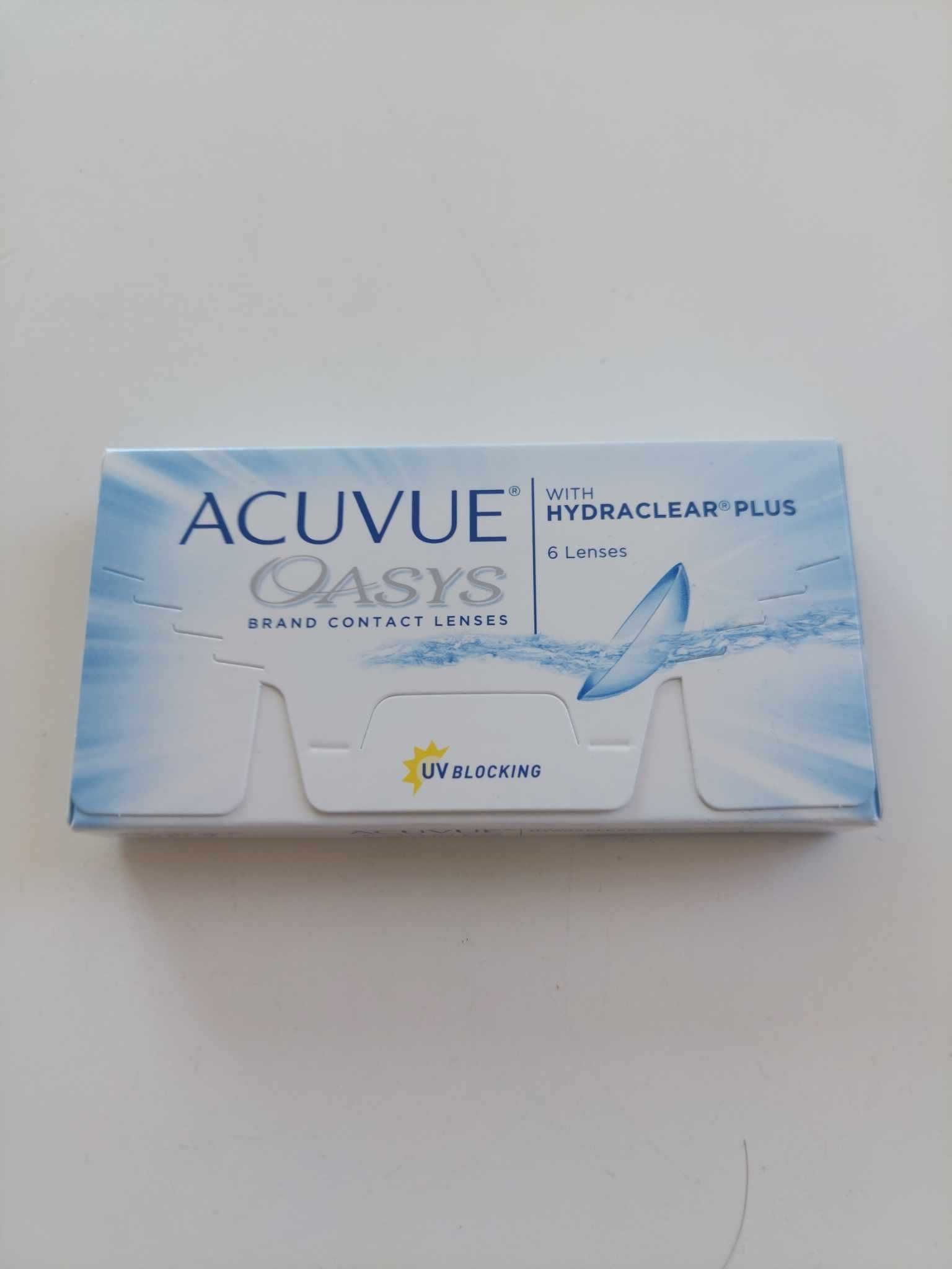 Soczewki 6 x Acuvue Oasys, moc (-4,50), krzywizna 8,8