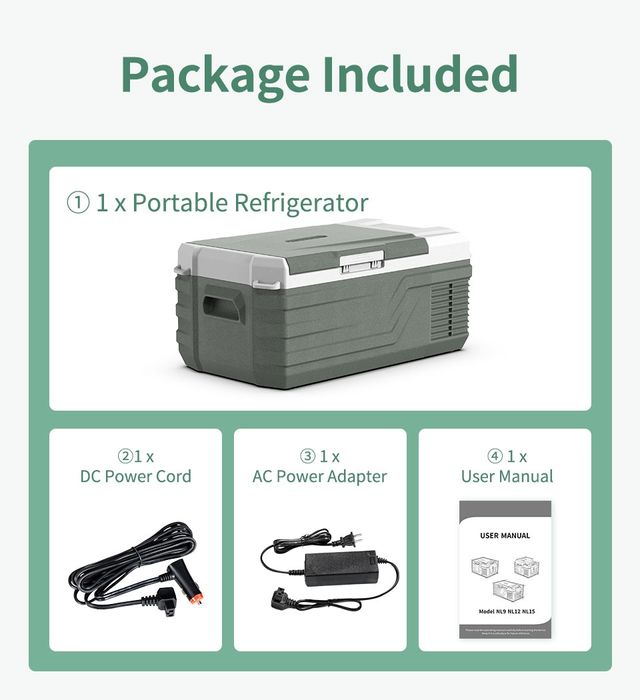 Nowa Lodówka Zamrażarka 2w1 samochodowa kompresorowa turystyczna 15l