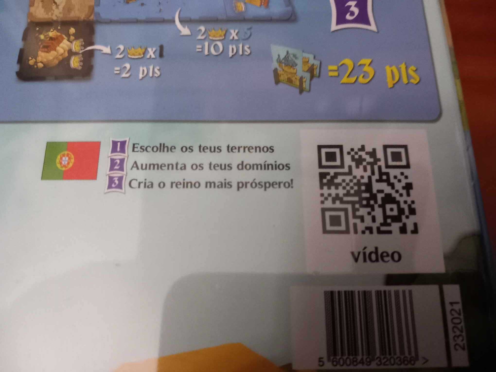 Kingsdomino Jogo de tabuleiro NOVO com 15% desconto