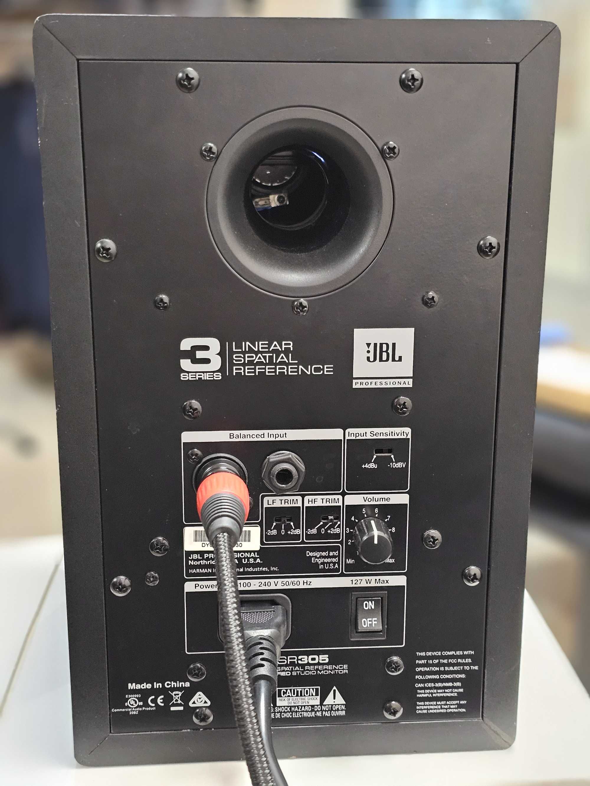 Акустика активна JBL LSR305 164W ВЧ-1", НЧ-5" студійні монітори (пара)