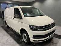 Volkswagen T6+TRANSPORTER L2 H1+DŁUGI+BEZWYPADEK  NAWIGACJA+Klimatyzacja+Podgrz Fotel+Parktronik+ASO