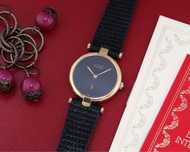 Piekny damskie zegarek cartier must vendome kwarc