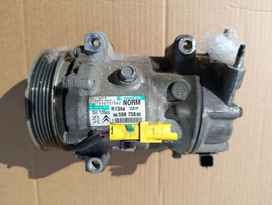 C4 Picasso pompa klimatyzacji sprężarka klimatyzacji 1,8 benzyna sprawna gwarancja C4 Grand Picasso Citroen