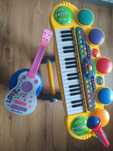 Zestaw muzyczny, gitara, keyboard dla dzieci