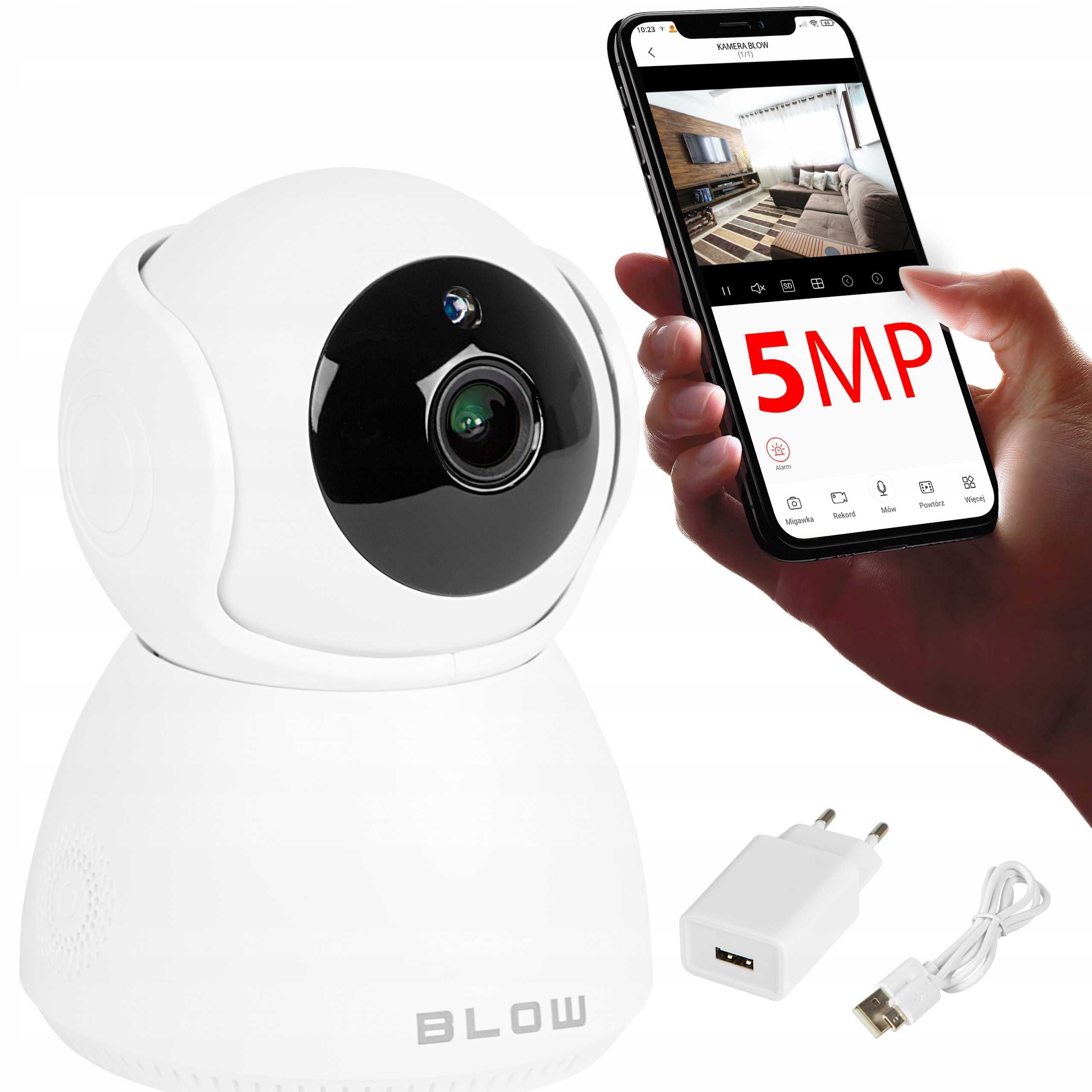 Kamera BLOW WiFi wewnętrzna obrotowa 5MP SD PTZ