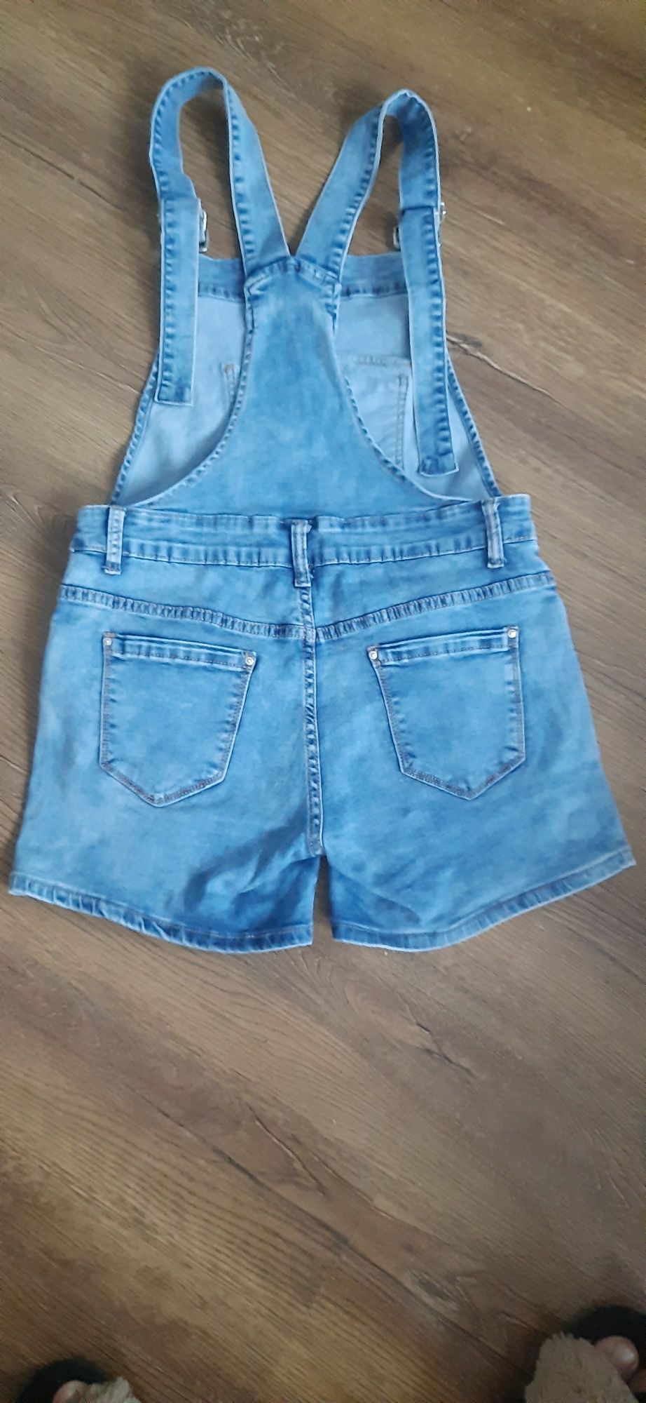 Ogrodniczki damskie krótkie spodenki 38 spodnie jeans