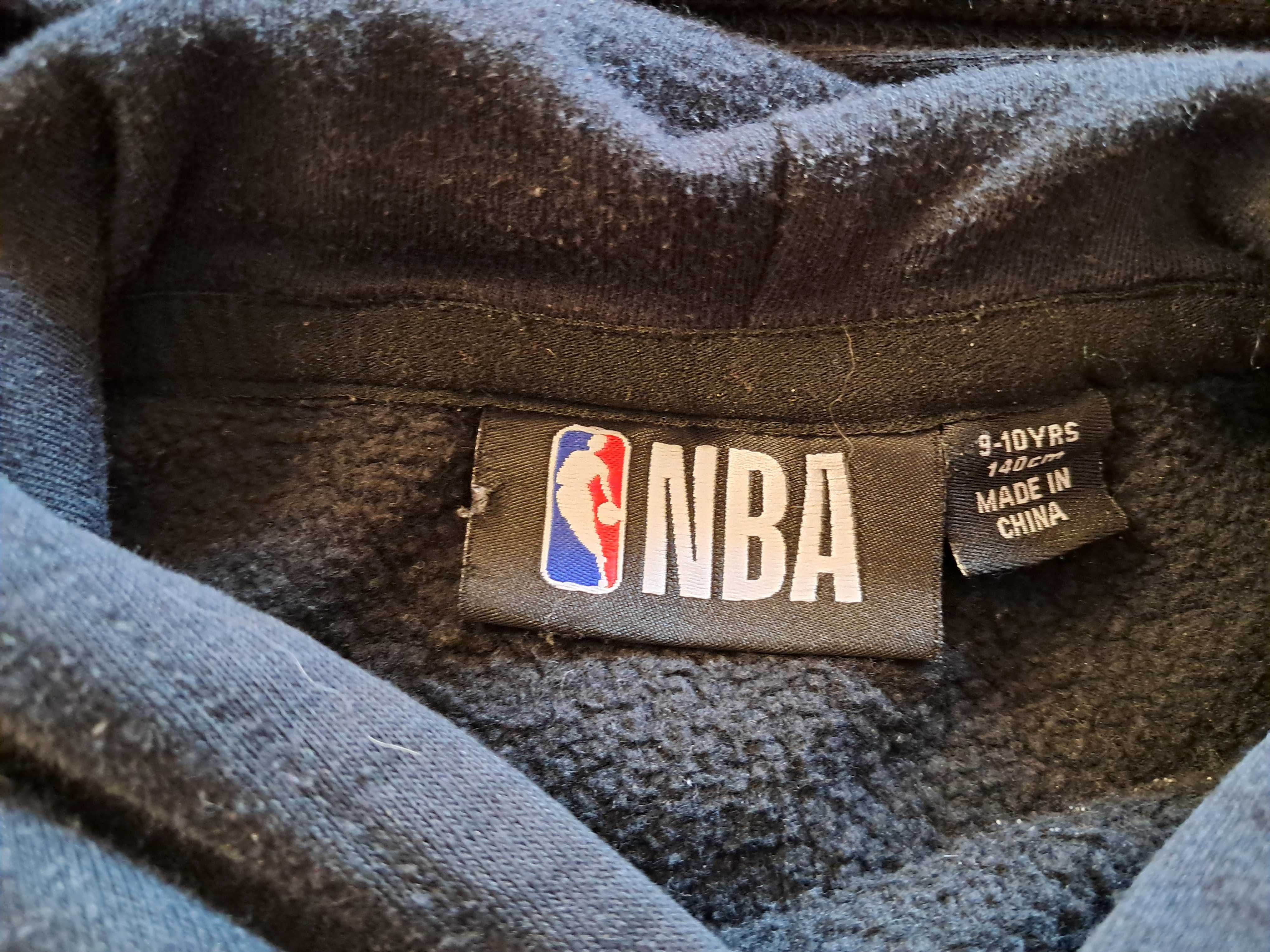 Czarna bluza z kapturem Chicago Bulls