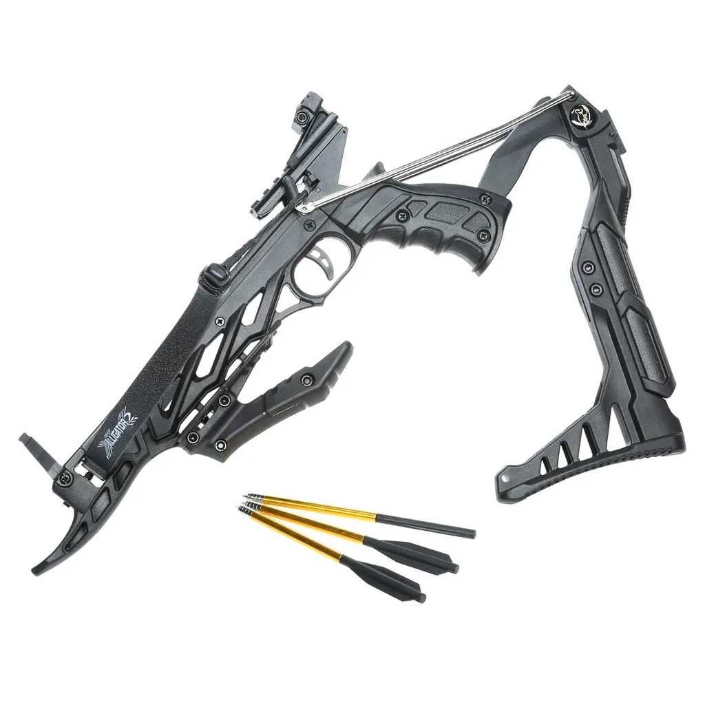 Portes Gratuitos Crossbow Besta 80 lbs Preto com Coronha NOVO/SELADO