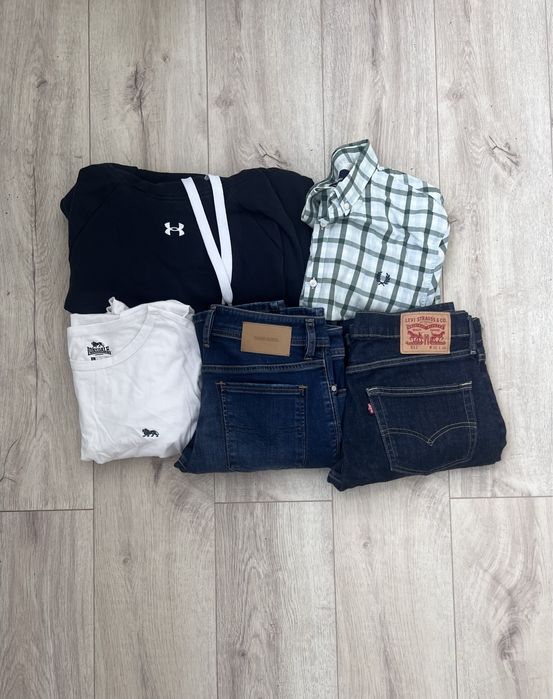 ПАК з брендовими речима apha lonsdale fred perry, rap skate yk2