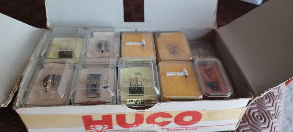 Lote 29 Agulhas de Gira-Discos NOS – Huco / Diamond / Audio-Technica
