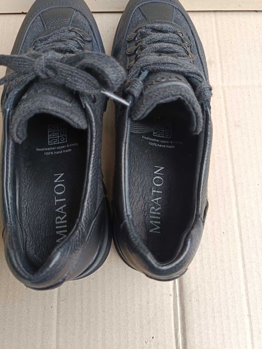Чоловічі туфлі, кросівки MIRATON розмір 40, довжина устілки 27см.