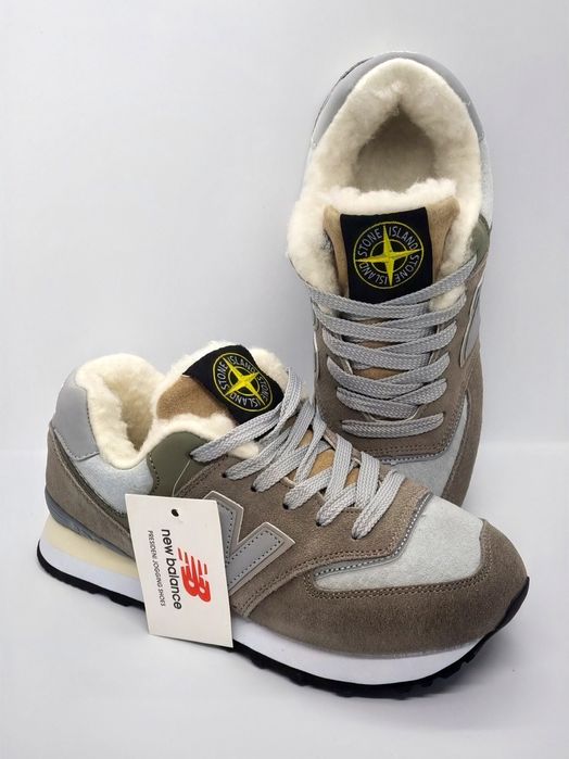 АКЦІЯ/Жіночі зимові кросівки New Balance X Stone Island 574 (37/38/39)