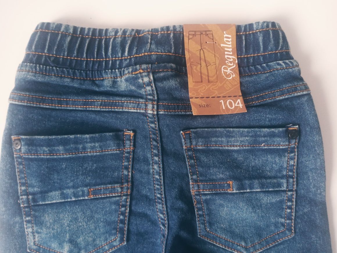 Nowe spodnie jeansy rozmiar 104 Smyk