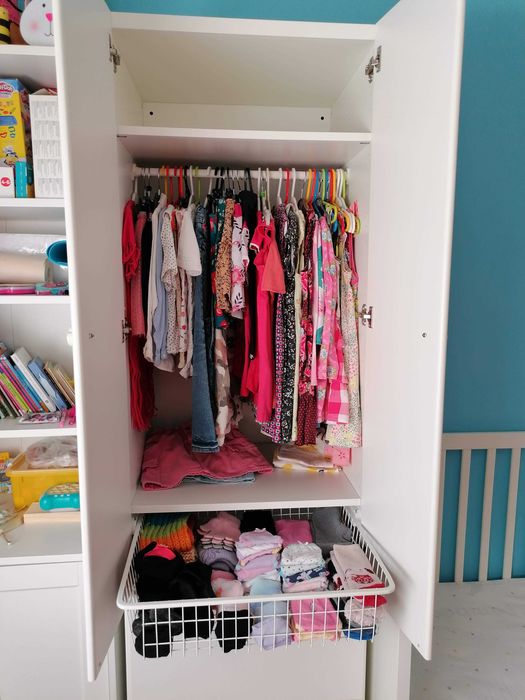Conjunto quarto criança STUVA roupeiro + berço + armário arrumação