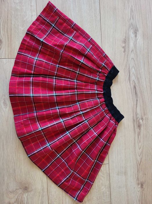 spódnica czerwona w kratkę rozmiar 146 destination